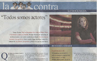 “Cuando queremos comunicar, todos somos actores, aun sin saberlo”