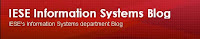 ISblog, el blog de Sistemas de Información del IESE